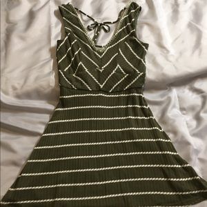 Olive colored dress